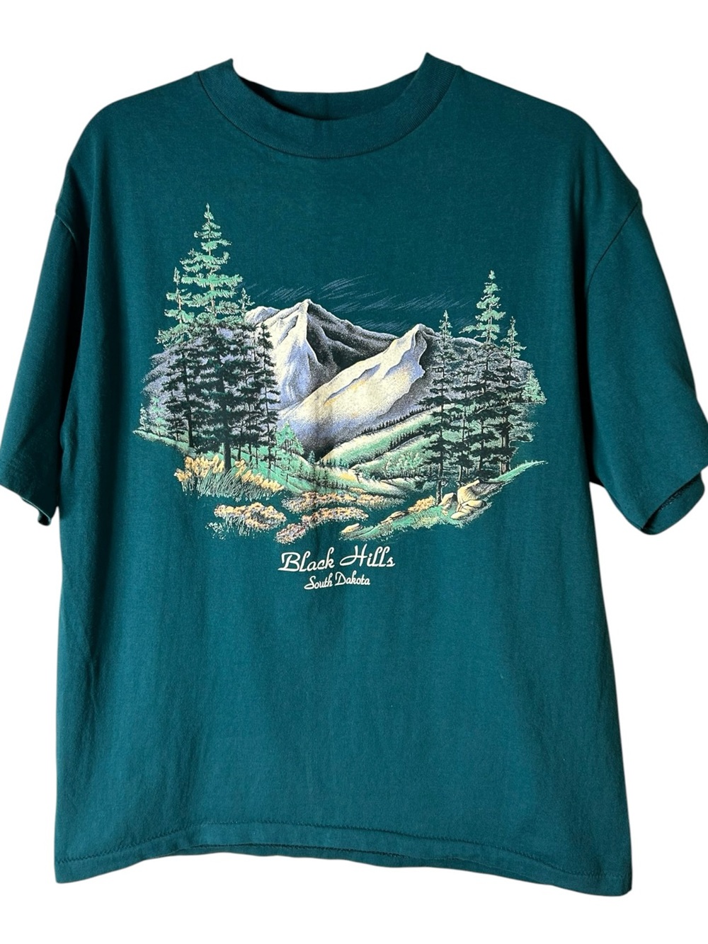 Vintage Black Hills South Dakota Tee Single Stitch USA Made Large - Picture 2 of 11